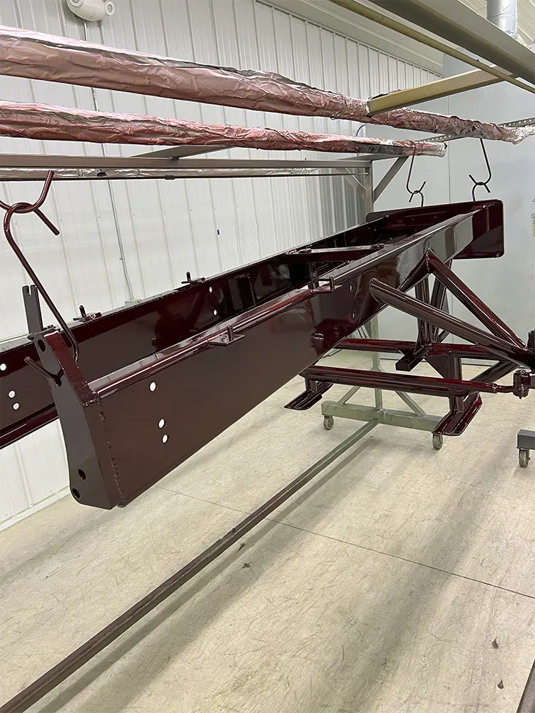 IMG_3659 Metal work with dark red finish
