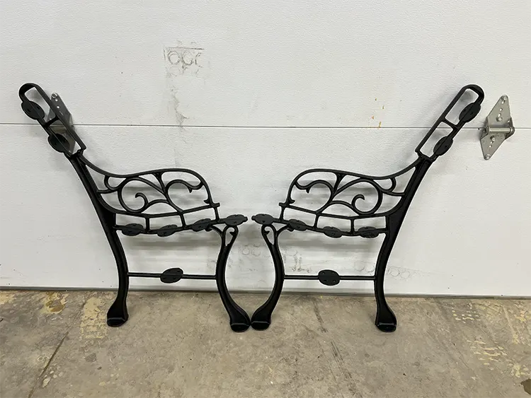 IMG_3772 Two halves of metal chair